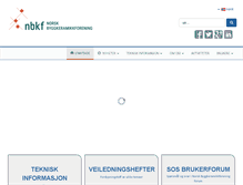 Tablet Screenshot of byggkeramikkforeningen.no